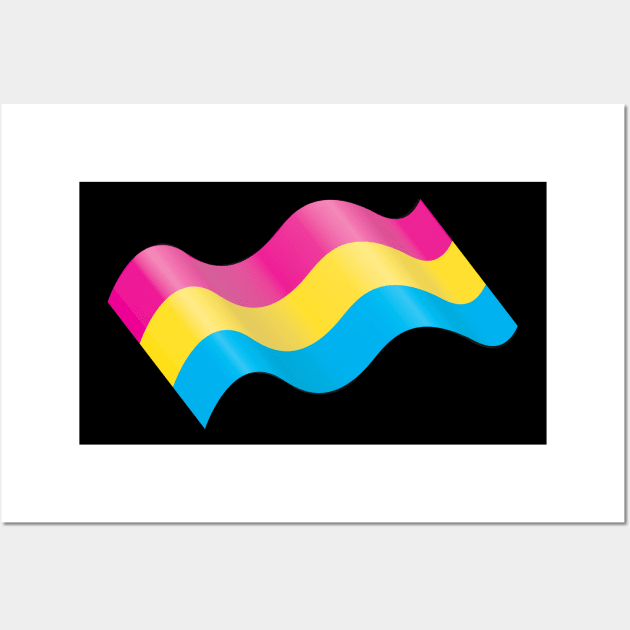 Pansexual Pride Flag Wall Art by traditionation